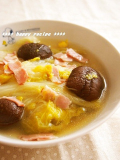 とろける美味しさ白菜とベーコンの塩スープ-レシピのメイン写真
