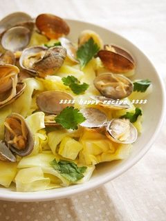 キャベツとあさりのフライパン蒸し-レシピのメイン写真
