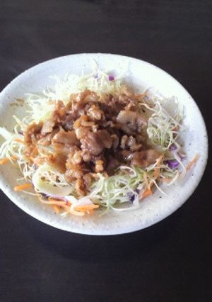 蜂蜜醤油でしょうが焼き(^-^)b-レシピのメイン写真