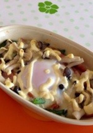 ほうれん草の簡単ココット-レシピのメイン写真