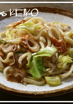 【農家のレシピ】塩焼きうどん-レシピのメイン写真