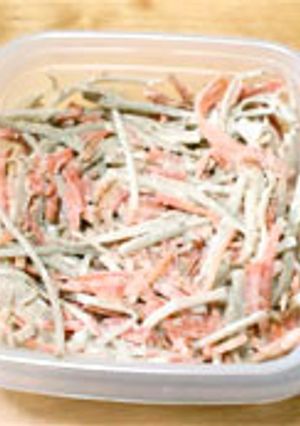 ごぼうとにんじんのごまマヨサラダ-レシピのメイン写真