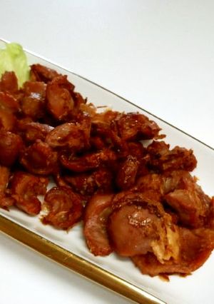 揚げずにオーブンで「砂肝の銀皮の唐揚げ」-レシピのメイン写真