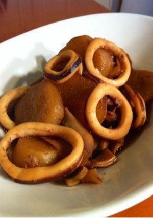 フライパンで‼イカと大根の煮物-レシピのメイン写真
