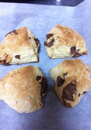 簡単!おいしいチョコスコーン♡-レシピのメイン写真