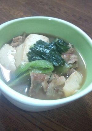 チンゲン菜の煮物-レシピのメイン写真