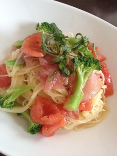 野菜たっぷり冷製パスタ-レシピのメイン写真