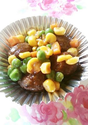 ☺お弁当に❤ミートボールでチョッ早1品☺-レシピのメイン写真