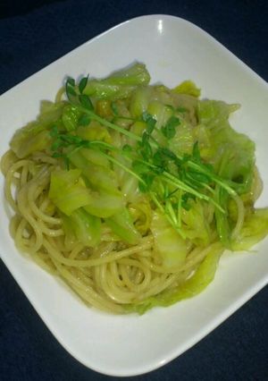 簡単♪春キャベ&アンチョビ柚子胡椒パスタ-レシピのメイン写真