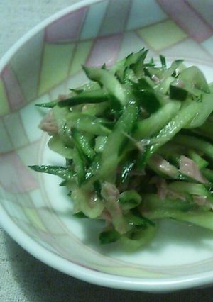 キュウリとツナの中華和え-レシピのメイン写真
