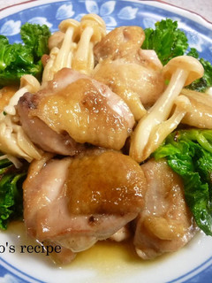 プチヴェールとチキンの照り焼き♫-レシピのメイン写真