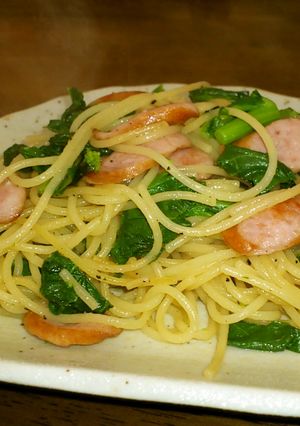 春の香り!!　ナバナのパスタ-レシピのメイン写真