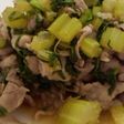 豚肉とセロリの香り炒め