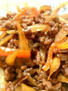 ごぼうと人参の甘辛煮-レシピのメイン写真
