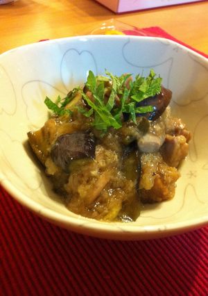 鶏肉とナスのみぞれ煮-レシピのメイン写真