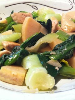 鶏肉×筍×ちんげん菜の中華炒め-レシピのメイン写真