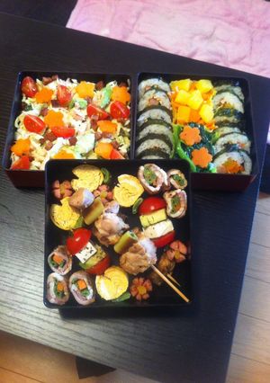 お花見♪ピクニック♪簡単お花畑弁当☆-レシピのメイン写真