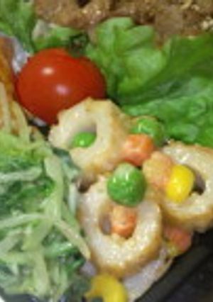 *お弁当*ちくわとMixベジのマヨチー*-レシピのメイン写真