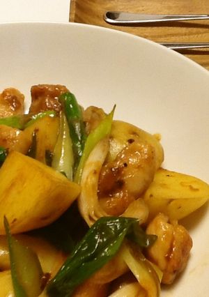 鶏じゃがネギのにんにく炒め-レシピのメイン写真