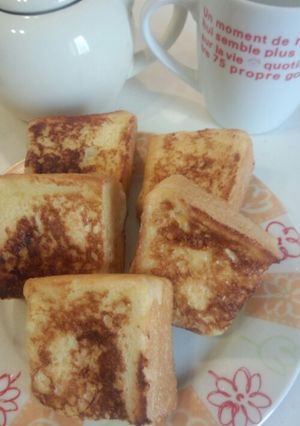 朝ごはんに*おやつに*ﾌﾚﾝﾁﾄｰｽﾄ♪-レシピのメイン写真