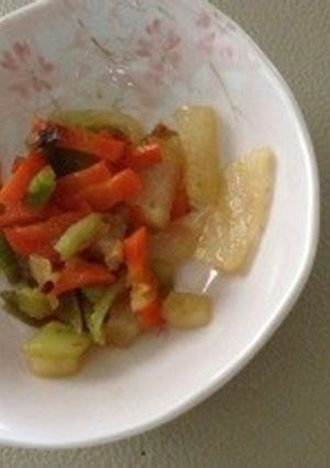 だいこんとブロッコリーの茎のきんぴら！-レシピのメイン写真