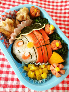 キャラ弁*ポケモン メロエッタ弁当♪-レシピのメイン写真