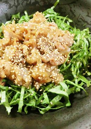 【漬けて焼くだけ】豚レタ丼-レシピのメイン写真