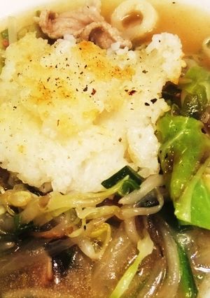おこげでパリパリタンメン風スープ-レシピのメイン写真