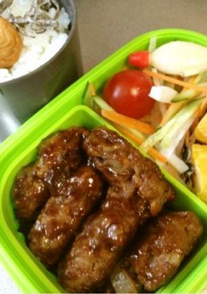 簡単すぎるお弁当用ミニハンバーグ-レシピのメイン写真