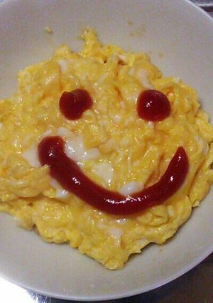 簡単おむらいす(°▽°)朝食にｵｽｽﾒ★-レシピのメイン写真