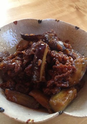 醤油麹でナスと牛肉の甘辛炒め-レシピのメイン写真