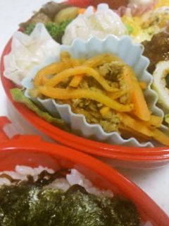 お弁当の一品にもなる人参しりしり-レシピのメイン写真