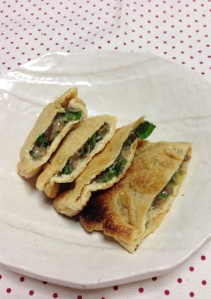 カリっとろ♪じゃこチーズの油あげ包み-レシピのメイン写真
