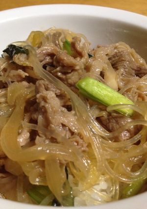 春雨牛丼♪-レシピのメイン写真