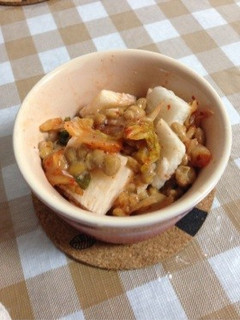 ヘルシー☆長いも納豆キムチ-レシピのメイン写真
