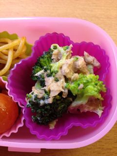 お弁当に一品★ブロッコリーのツナマヨ★-レシピのメイン写真