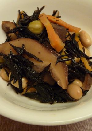 ひじきと干し椎茸の煮物-レシピのメイン写真