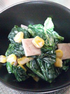 ほうれん草のマヨサラダ-レシピのメイン写真