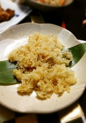 白きくらげの辛子和え-レシピのメイン写真