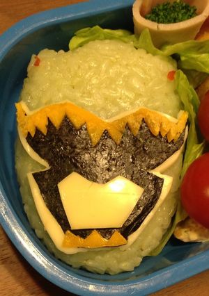 ＊キャラ弁＊キョウリュウグリーン-レシピのメイン写真