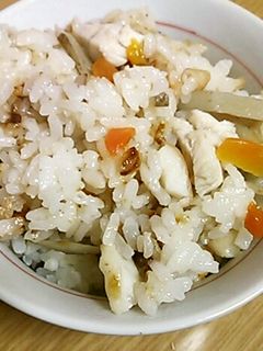 炊き込みご飯~白だし~-レシピのメイン写真