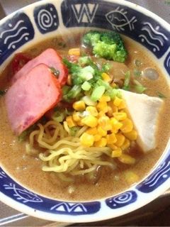 味噌カレー牛乳ラーメンおうちB級グルメ-レシピのメイン写真