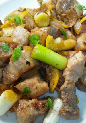 豚肉のねぎ塩レモン炒め-レシピのメイン写真