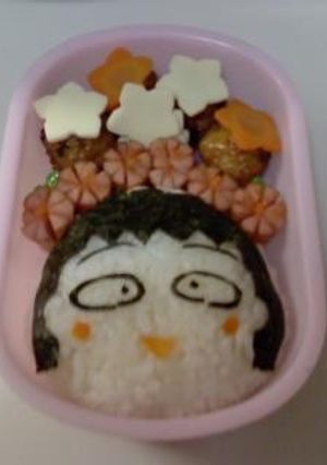 キャラ弁～変顔★ちびまる子ちゃん-レシピのメイン写真