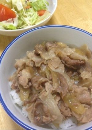 安くて美味い！簡単に出来ちゃう豚丼-レシピのメイン写真