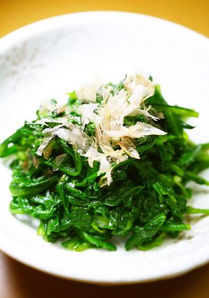 春菊のぽん酢おひたし-レシピのメイン写真
