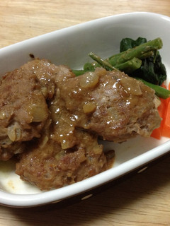 和風煮込み豚バーグ-レシピのメイン写真