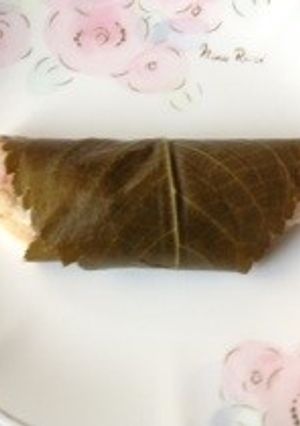 インチキレシピ13弾「桜餅風おやき」-レシピのメイン写真