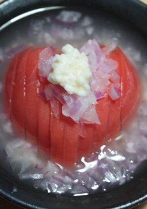 トマトのハート盛り　キラキラ-レシピのメイン写真