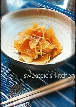 【改】大根のつくだ煮☆(ﾊﾟﾘﾊﾟﾘ醤油漬)-レシピのメイン写真